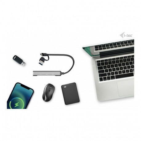 "D I-TEC USB-A/USB-C 4 PORT HUB"