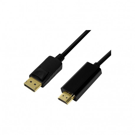 "Logilink DisplayPort-Kabel DP 1.2 zu HDMI 1.4 3m black"