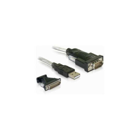 USB 2.0 Type-A adapter > 1 x jadaliides DB9 RS-232 + DB25 adapter