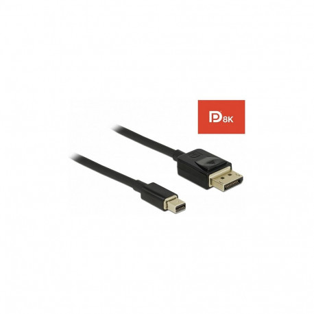 Delock Mini DisplayPort - DisplayPort kaabel 8K 60Hz 2m DP 8K sertifitseeritud