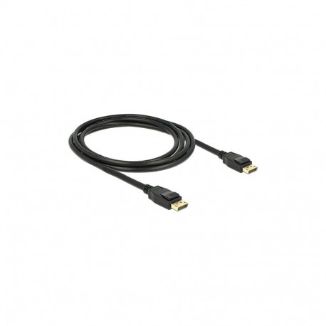 "DELOCK Kabel DisplayPort 1.2 Stecker > DisplayPort Stecker 2 m schwarz 4K"