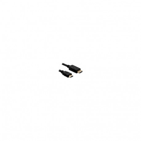 DisplayPort 1.1 pistikuga – High Speed HDMI-A pistikuga kaabel, passiivne, 2m, must