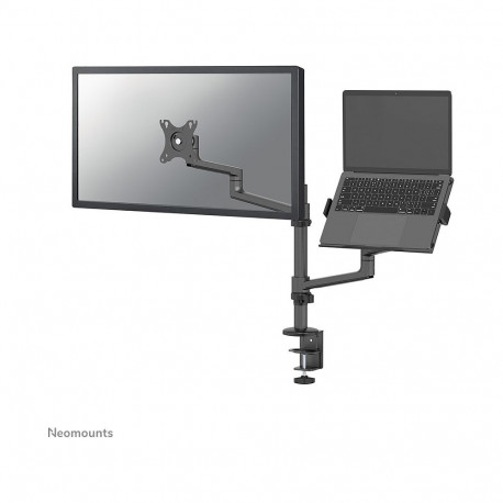 Neomounts DS20-425BL2 must lauahoidik 17-27" ekraanidele ja 11.6-17.3" sülearvutitele