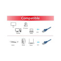 "Equip Patchkabel Cat6 U/UTP 2xRJ45 5.00m blau Polybeutel"