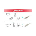 "Equip Patchkabel Cat6 U/UTP 2xRJ45 0.50m beige Polybeutel"