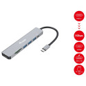 "Equip Dock USB-C->HDMI.3xUSB3.0.SD/TF.100WPD 25cm si"