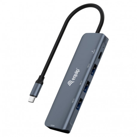 Equip dokkimisjaam USB-C->HDMI.3xUSB3.0.100WPD 25cm hall