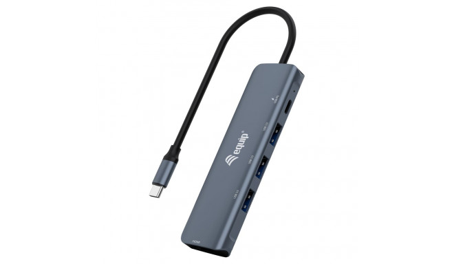 Equip dokkimisjaam USB-C->HDMI.3xUSB3.0.100WPD 25cm hall