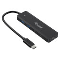 "Equip USB-Hub 4-Port 3.2/C->2xUSB-C 2xUSB-A 5Gbps o.Netz.sw"