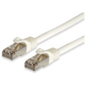 "Equip Patchkabel Cat6A S/FTP 2xRJ45 20.00m weiß Cat7ProLSZH Polybeutel"