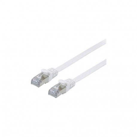 "Equip Patchkabel Cat6A U/FTP 2xRJ45 3.00m weiß Flach LSZH Polybeutel"
