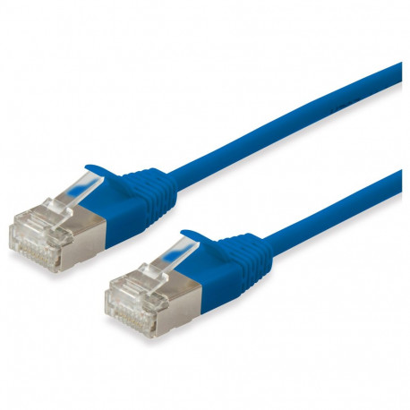"Equip Patchkabel Cat6A F/FTP 2xRJ45 10.00m blau Slim LSZH Polybeutel"
