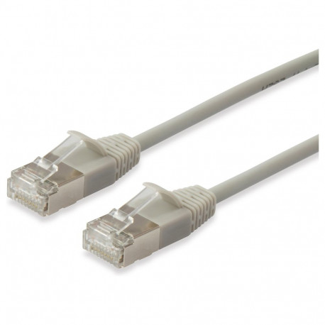 "Equip Patchkabel Cat6A F/FTP 2xRJ45 1.00m beige Slim LSZH Polybeutel"