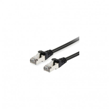 "Equip Patchkabel Cat6A S/FTP 2xRJ45 0.25m schwarz LSZH Polybeutel"