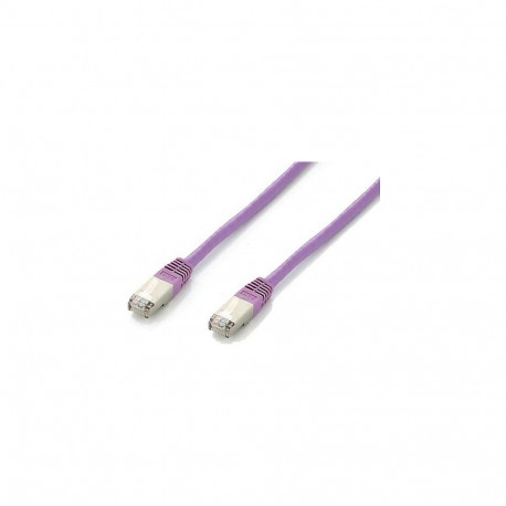 "Equip Patchkabel Cat6A S/FTP 2xRJ45 5.00m lila Plat.LSZH Polybeutel"