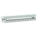 "Equip Patchpanel 24x Cat6A 19"" FTP 1HE Keystone Montage ws"