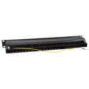 "Equip Patchpanel 48x RJ45 Cat6A 19"" FTP 1HE Premium schwarz"