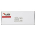 "Equip Patchpanel 12x Cat6A 10"" FTP 1HE Keystone Montage ws"