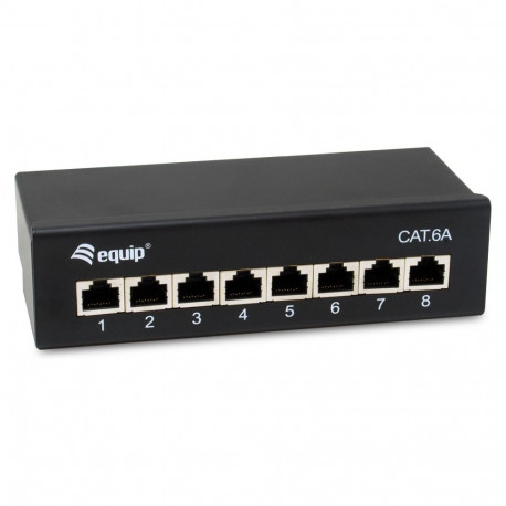 Equip 8x RJ45 Cat6A FTP 1HE premium must patch-paneel
