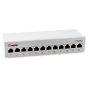 "Equip Patchpanel 12x RJ45 Cat6A FTP 1HE Premium hellgrau"