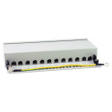 "Equip Patchpanel 12x RJ45 Cat6A FTP 1HE Premium hellgrau"