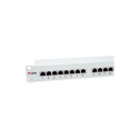 "Equip Patchpanel 24x RJ45 Cat6 19"" FTP 1HE ISO/IEC hellgrau"