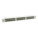 "Equip Patchpanel 48x RJ45 Cat6 19"" FTP 1HE ISO/IEC hellgrau"
