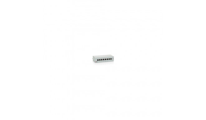 Equip 8x RJ45 Cat6 FTP lauapealne pistikupaneel ISO/IEC helehall