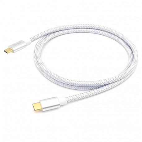 "Equip Kabel USB-C 3.2 -> C St/St 1.00m 5A 4K/60Hz ws"