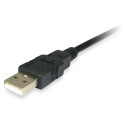 Equip adapter USB-A -> paralleelport EPP.ECP.bidi St/St 1.50m polüetüleenkott, must