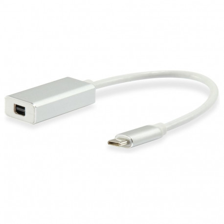 Equip USB-C -> MiniDisplayPort adapter 4K60Hz 0.15m hõbedane