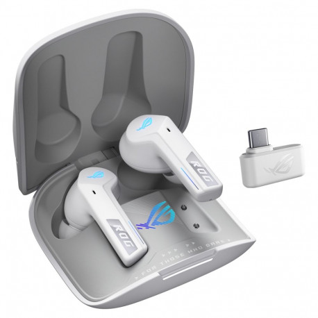 ASUS ROG Cetra True Wireless Speednova valged kõrvaklapid