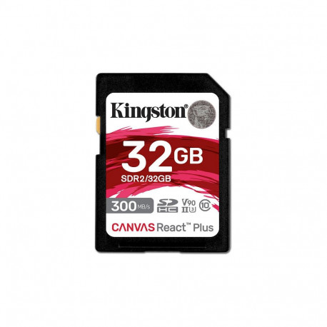 "CARD 32GB Kingston Canvas React Plus XC 300MB/s"
