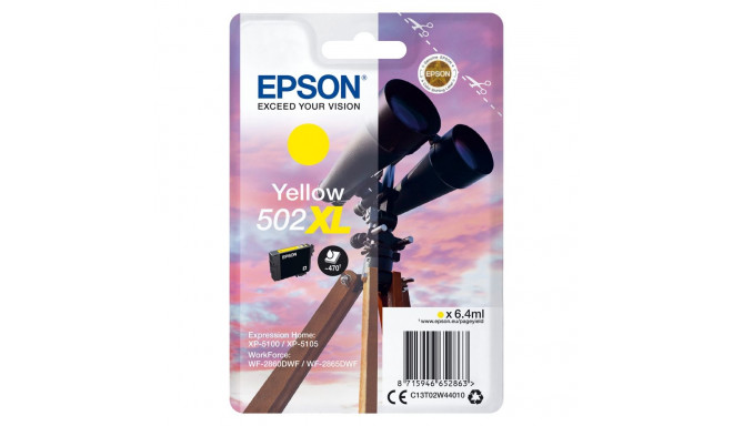 "Epson 502 C13T02W44010 yellow HC"