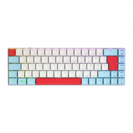 Cherry TAS MX-LP 2.1 kompaktne juhtmevaba DE-Layout valge