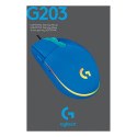 "Logitech G203 Lightsync Gaming Mouse blue"