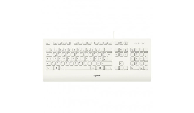 "Logitech K280e - Tastatur - USB - Deutsch - weiß"