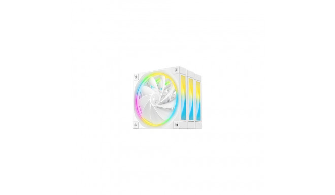 120mm DeepCool FL12R valge kolmikpakk