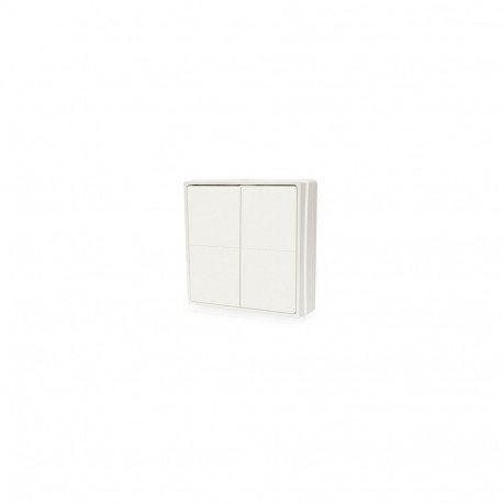 Shelly Plug & Play "Blu Wall" Switch 4 4-osaline seinalüliti, 16 toimingut, valge