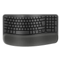 "Logitech Wave Keys Bluetooth Black QWERTZ DE"