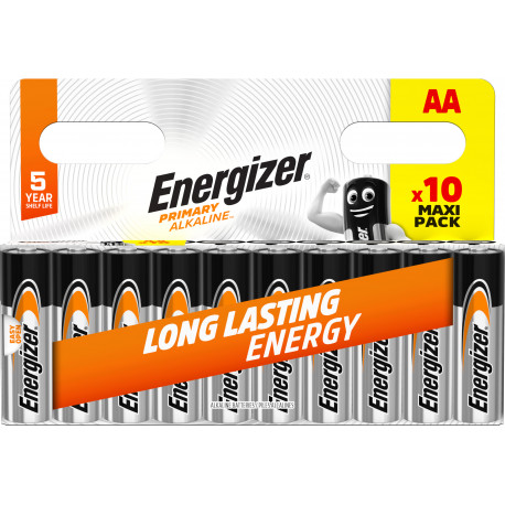 Energizer battery Primary Alkaline AA DHP10
