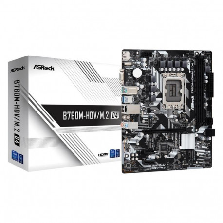 Asrock MB B760 S1700 MATX/B760M-HDV/M.2 D4