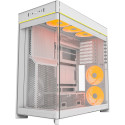 Montech HS02 PRO, tower case white, tempered glass x 2