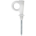Fischer EasyHook Loop DuoPower 8x40 (white, 25 pieces, with EasyHook eyelet)