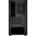 Aerocool CS-111-G-BK-v1, tower case (black, tempered glass)