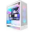 NZXT H7 Flow RGB ( 2024 ), tower case (white, tempered glass)