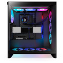 NZXT H7 Flow RGB ( 2024 ), tower case (black, tempered glass)