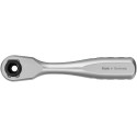 Hazet bit reversible ratchet solid steel 863MB, 1/4 (operating angle 6, spring lock)