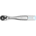Hazet bit reversible ratchet solid steel 863MB, 1/4 (operating angle 6, spring lock)
