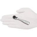 Hazet bit reversible ratchet solid steel 863MB, 1/4 (operating angle 6, spring lock)
